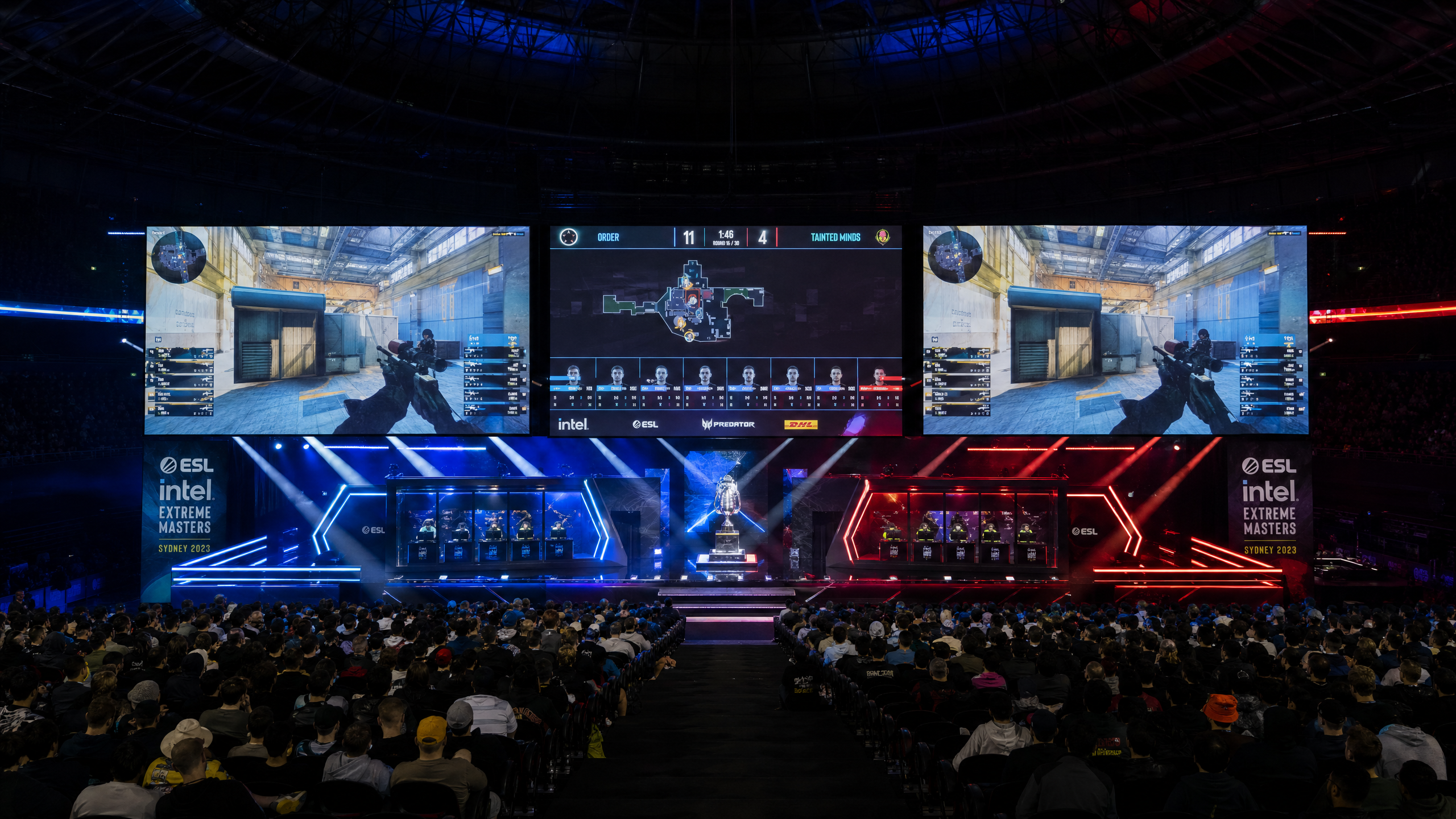 Esports tournament arena in Australia